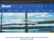 Tablet Screenshot of ancon.co.uk
