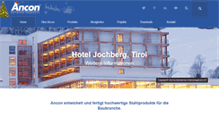 Desktop Screenshot of ancon.at
